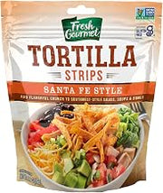 Fresh Gourmet Santa Fe Tortilla Strips, 3.5oz (Pack of 9) Resealable Bag
