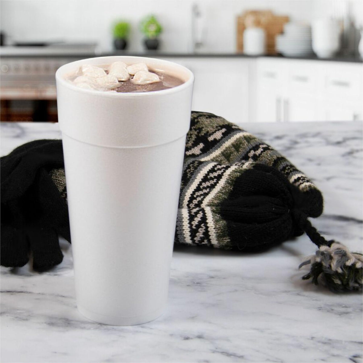 DART White / 24.0 ounces / 25 Count (Pack of 20) Cups