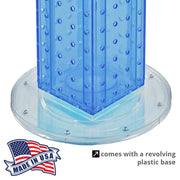 Azar Displays 9 inches x 4 inches x 13 inches / Blue / Pegboard only Panels & Units