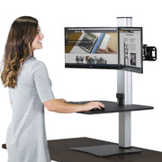 Victor Dual Monitor / Black / Modern Monitor Stands