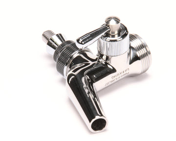 Faucet, Beer, Sanitary, Flow by Perlick – 4 inches, Stainless Steel, Chrome, Model 650SS
