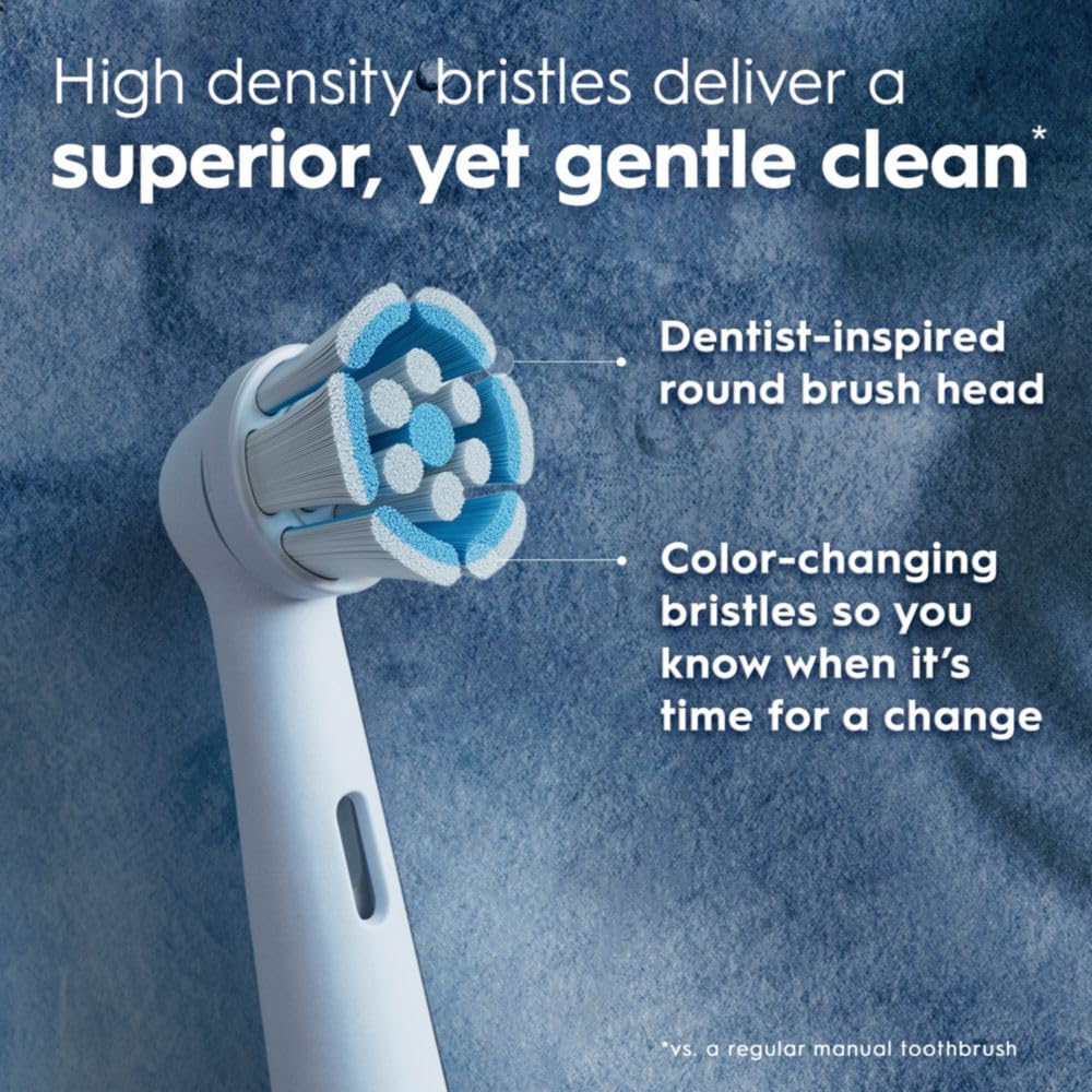 iO Ultimate Clean Replacement Brush Heads by Oral-B – 1 Count (Pack of 5), Nylon, White, Pack of 5, Model Oral-B iO Ultimate Clean