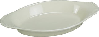 Yanco CO-8-W Welsh Rabbit Crock, Oval, 8 oz Capacity, 8.5" Length, 4.25" Width, 1.125" Height, China White Color, Pack of 36