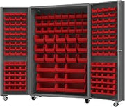 Durham Mobile Bin Cabinet, 168 Bins