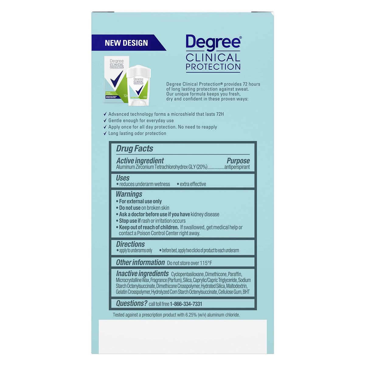 Degree Floral / 1.7 Ounce (Pack of 1) / White Antiperspirant Deodorant