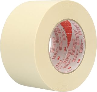 Scotch 3M Performance Masking Tape 2364, Clean Removal, Versatile Adhesive, Tan Color, 6.5 mil, 72 mm x 55 m, 12/Case