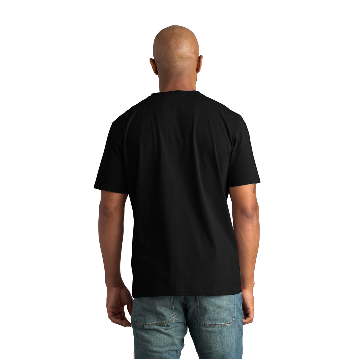 Men's Short Sleeve Midweight Performance Tee by Red Kap – Large, Cotton, Black, Model S4K6BK SS L