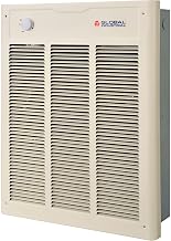 Fan Forced Wall Heater with Built-In Thermostat by Global Industrial – Steel, Beige, Model SHAG-M06F