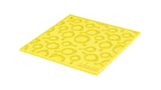 7 Inch Silicone Trivet - Dishwasher Safe Trivet Designed for Universal Use - Use as Trivet or Handle Holder - Reusable Heat Protection up to 525° - Yellow by Lodge – Model AS7SKT21