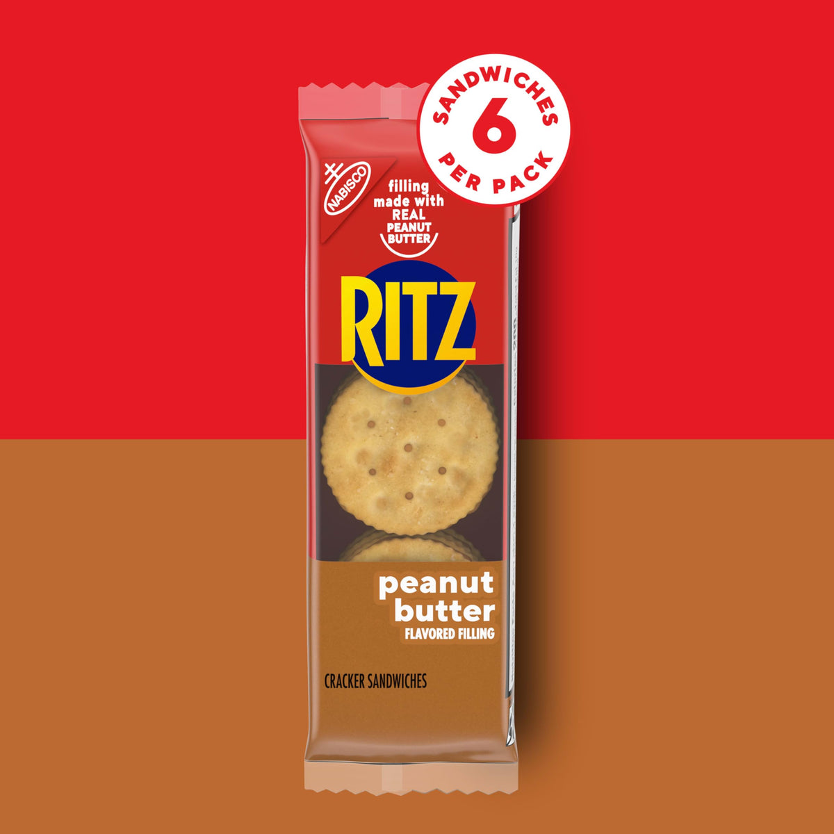 Ritz Peanut butter / 11 Ounce (Pack of 6) / 1 Sandwich