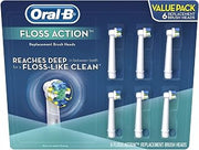 Oral-B Replacement Brush Heads, Floss Action (6 ct.)