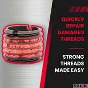 Thread Insert by E-Z LOK – 7/8", Alloy Steel, Pack of 5, Model 329-12