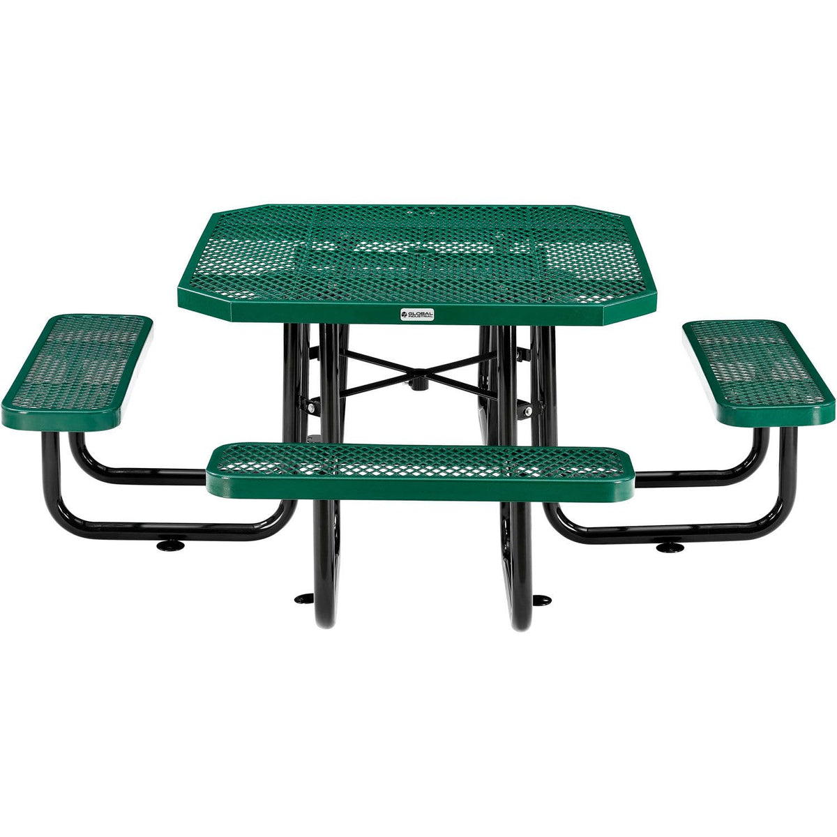 Global Industrial Green / Industrial / 1 Picnic Tables