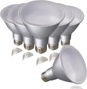 Satco S29431-12.5 Watt PAR30LN Long Neck Flood LED Light Bulbs - 3000K - 40 deg. Beam Angle - 120 Volt (6 Pack)