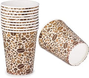 PacknWood Compostable Soup Cup | Disposable Soup Paper Cups | Drinking Cup for Water, Juice, Coffee or Tea - 8oz D: 3.5in x H: 2.8in - 500 Pcs