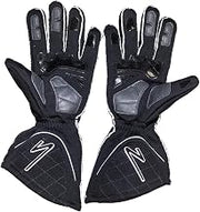 Zamp RG10003L - ZR-50 Series Multi Layer Race Gloves, L Size, Black