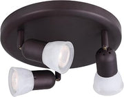 Canarm LTD. ICW356A03ORB10 James 3 Bulb Ceiling/Wall Light, Oil Rubbed Bronze