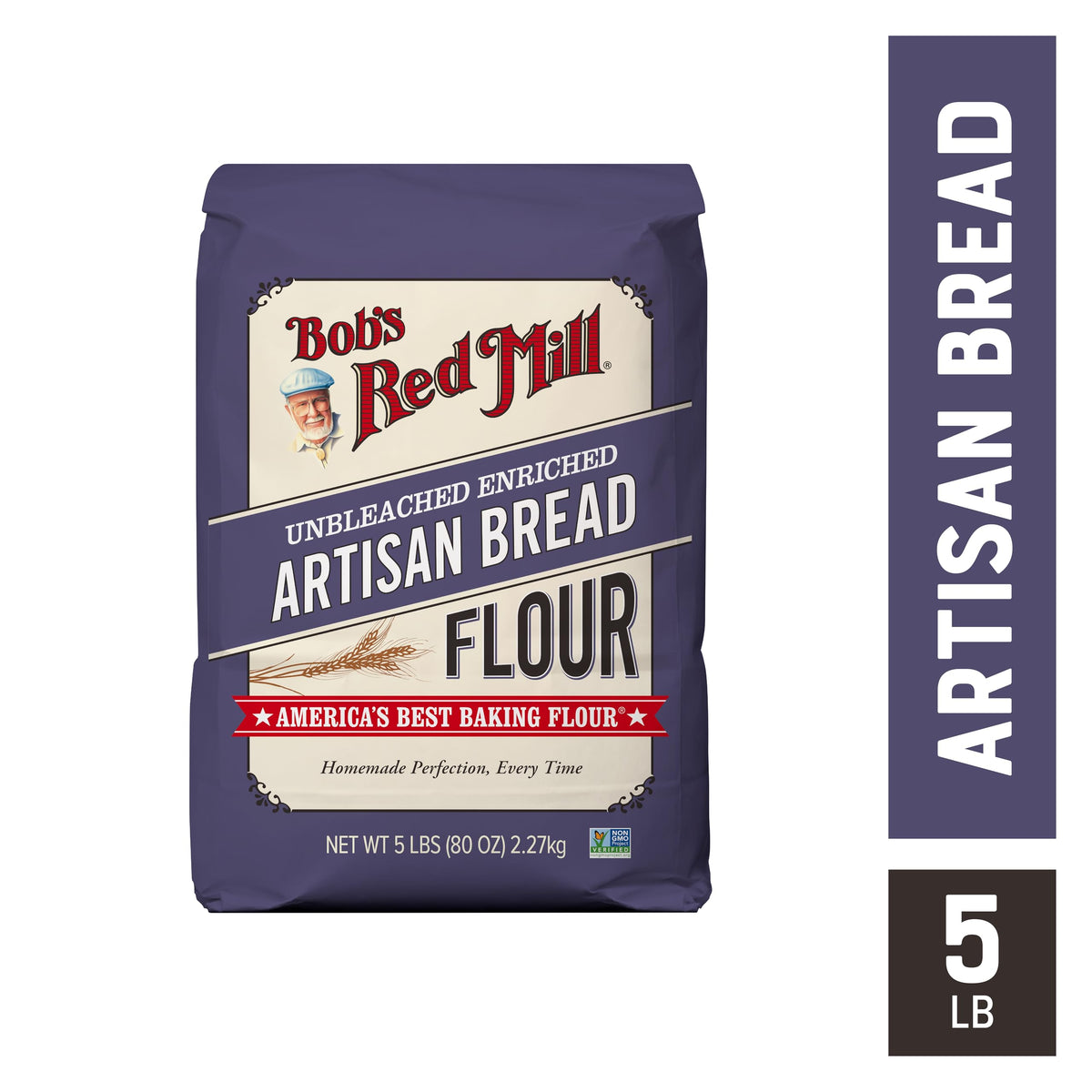 Bob's Red Mill 5 Pound (Pack of 1) / 4 / 1 Wheat Flours & Meals
