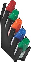 Dispense-Rite LID-5BT Five Section Countertop Cup and Lid Organizer and Holder, Durable Construction, Ideal for Restaurant Use