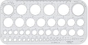 STAEDTLER Mars 576 01 F Circle Template - Transparent (Pack of 1)