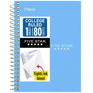 Spiral Notebook by Five Star – Blue, Model 450048CG1-ECM