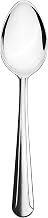 Thunder Group SLDO104 Dinner Spoon, 7.01", Heavy-Weight, Simple line-Trimmed Handle, 18/0 Stainless Steel, Bright Finish, Domilion, Pack of 12