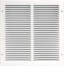 SG-1212 RAG 12-Inch by 12-Inch White Return Air Vent Grille with Fixed Blades