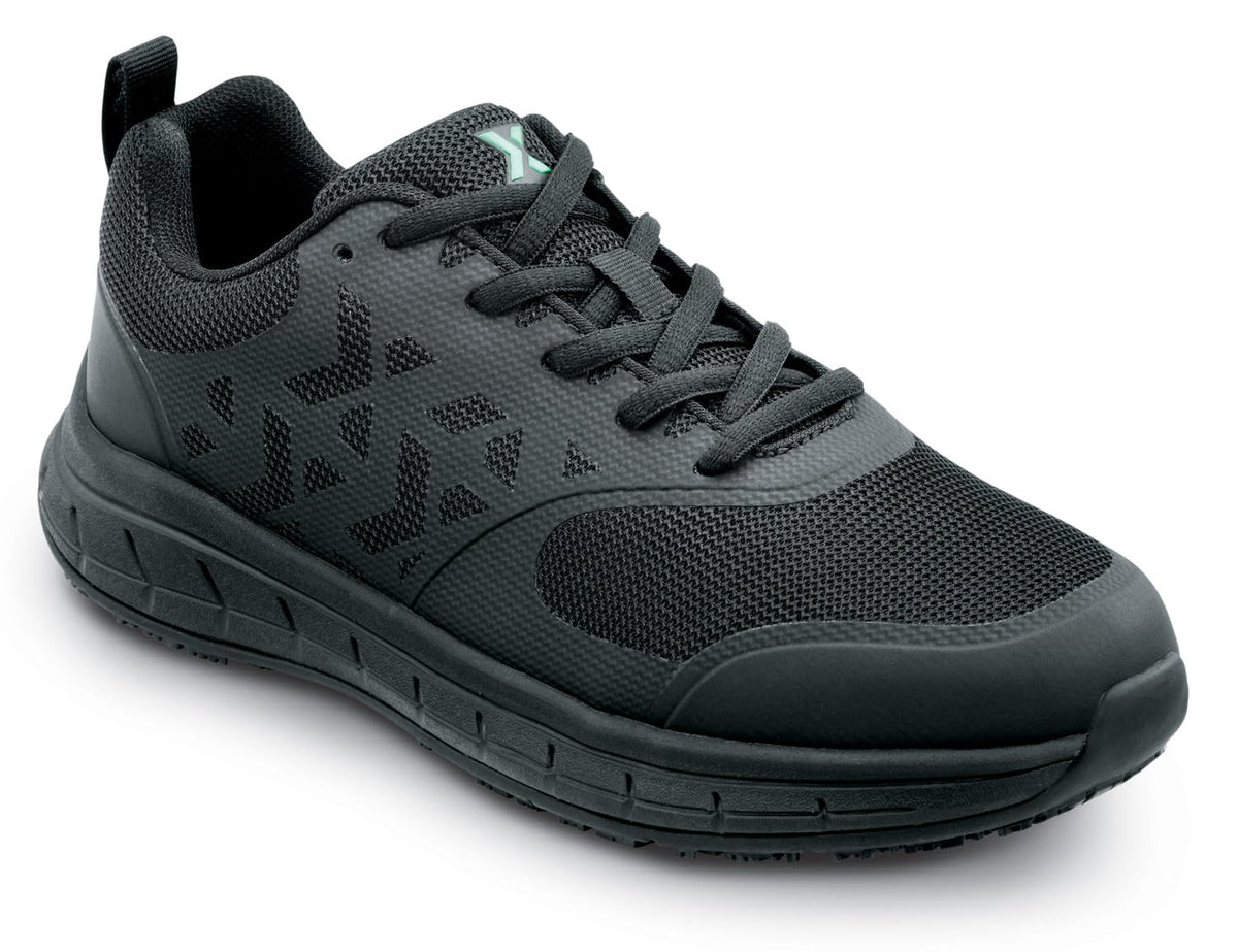 Womens Black Wake Soft Toe SRO Athletic 6.5 EW by SR Max – 6.5 X-Wide, Thermoplastic Polyurethane, Black, Model Maxtrax