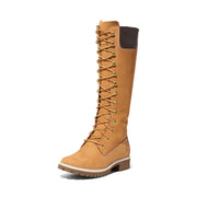 Women's Premium 14 Inch Lace Up Waterproof Boot by Timberland – 9, Leather, Wheat