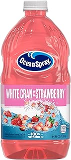 Ocean Spray White Cran-Strawberry Juice Drink, 64 Fl Oz Bottle (Pack of 1)