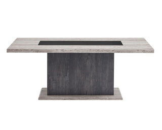 D8030 Dining Table with Storage Drawers by Global Furniture USA – Engineered Wood, Grey, Model AMZ-D8030DT