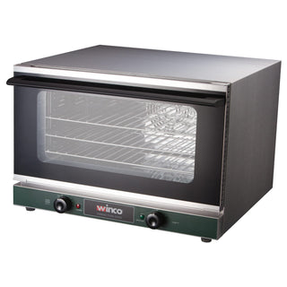 Convection Oven Half Size by Winco – 17.75(h) x 22.5(w) x 22.75(d), 1.5 cubic_feet, Stainless Steel, Silver, Model ECO-500