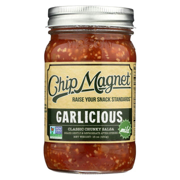 Salsa - Garlicious - Case of 6 - 16 oz by CHIP MAGNET SALSA SAUCE APPEAL – Pack of 6