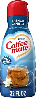 Coffee Mate French Vanilla Flavored Coffee Creamer, Non-Dairy, Gluten-Free, 63 Servings, 32 Fl Oz