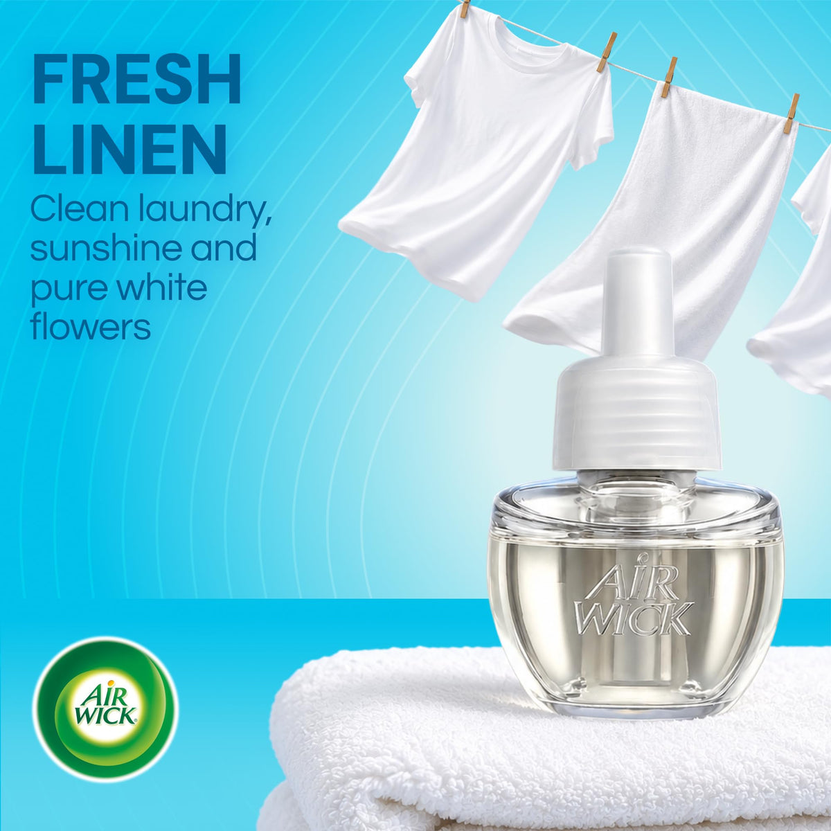 Plug In Refills with Essential Oils by Air Wick – 1 Count (Pack of 10), Transparent, Pack of 10, Model 6233801924