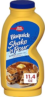 Betty Crocker Bisquick Shake 'n Pour Pancake Mix, Blueberry Flavor, 11.4 oz