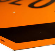 Safe T Paddle Sign by NMC – 18x18 inches, Aluminum, Full color, Model PS3