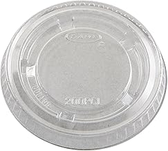 Solo PL200N Clear Portion Container Lid - Fits 1.5-2.5 oz (Case of 2500)
