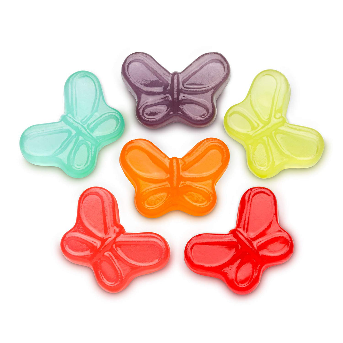 Albanese Mini Butterflies / 9 Ounce (Pack of 1) / Orange,Blue Gummy Candy