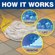 Professional Floor Cleaner for P&G by Mr. Clean – red, Pack of 3, Model 39949