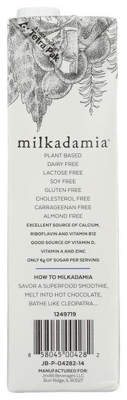 Milk Macadamia Original by Milkadamia – 32 Fl Oz (Pack of 1), Model 0858045004282