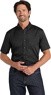 Port Authority Men's Short Sleeve SuperPro React Twill Button-Down Shirt