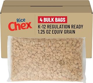 Rice Chex Cereal, Bulkpak Foodservice Bag, 4 Ct, 8.25 lb Case