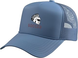Curtis High School Warriors Soccer Trucker Hat with Adjustable Mesh Back