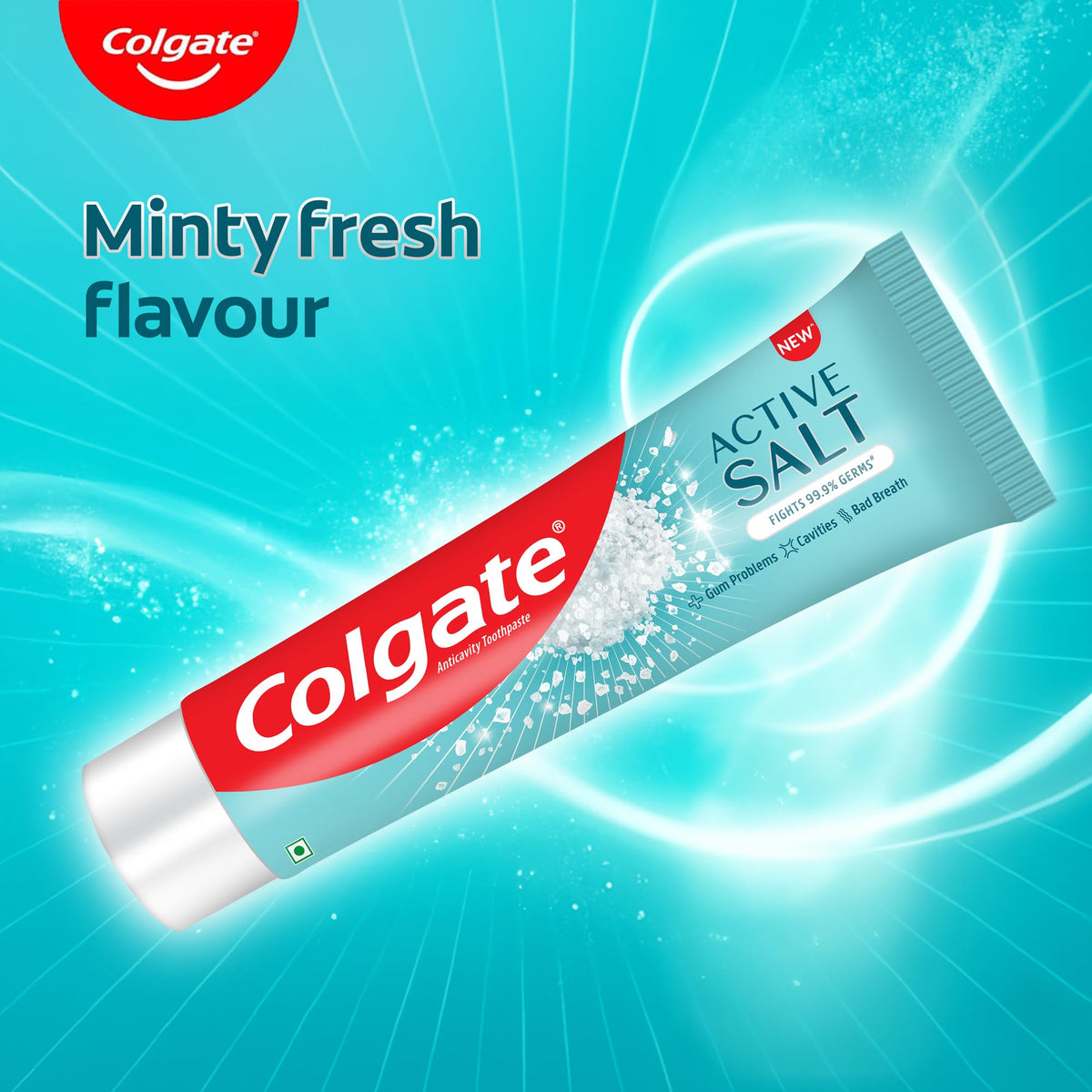 Active Salt Toothpaste by Colgate – 7 Ounce (Pack of 1), Model 1600908