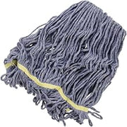 HUBERT Mop Heads with 5" Headband 16 Ounce Blue 4-Ply Blend, 3 per Case