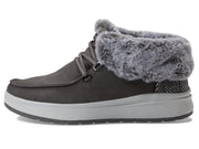 Women's Bobs Skipper Wave - Cozy Queen by Skechers – 7.5, fabric, Charcoal, Model 114270