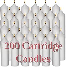 Hollowick Select Wax Cartridge Candle, for Use with Spring-Loaded Candle Holders (200/case)