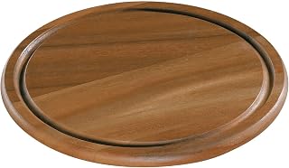 Zassenhaus Acacia Wood Cheese Plate|Appetizer Plate for Serving 9.8" Diameter