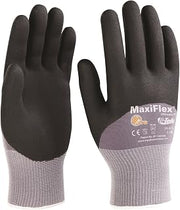 G-Tek TM MaxiFlex 34-875 Seamless Knit Nylon Gloves with Micro-Foam Nitrile Grip (Men's Med)